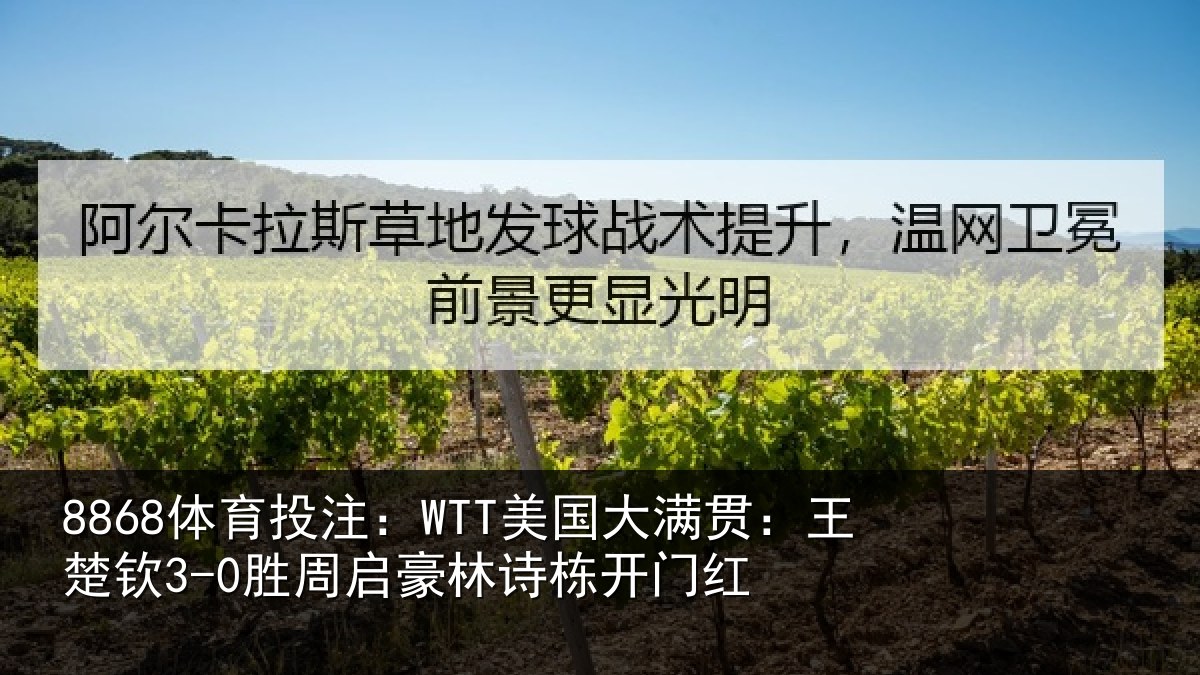 8868体育投注：WTT美国大满贯：王楚钦3-0胜周启豪林诗栋开门红